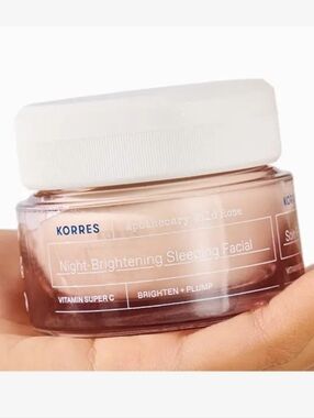 KORRES Apothecary Wild Rose Night Brightening Sleeping Facial  NIB, FULL SIZE